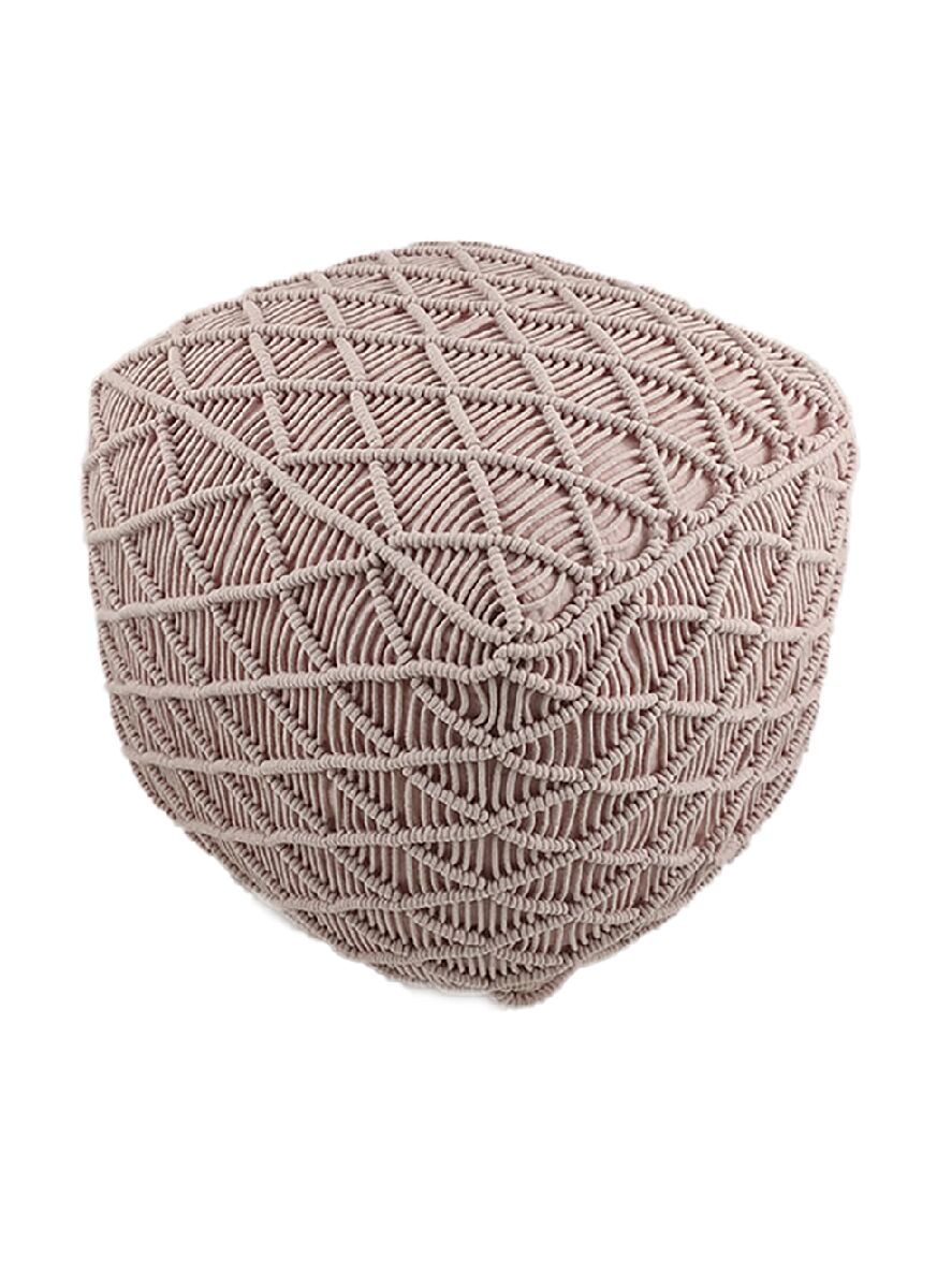 01-37-873x1200-1.jpg Pink Color Cotton Kids Room Pouf - PF 063 (40x40x40cm) - الصورة 1