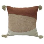 Multi Color Cotton Cushion with Filler for Hallway, Bed, Couch - CS 135 (45x45cm)