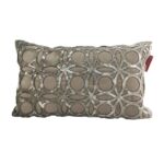 Home Decorative Olive Green Leather Cushion - CS 100 (30x50cm)