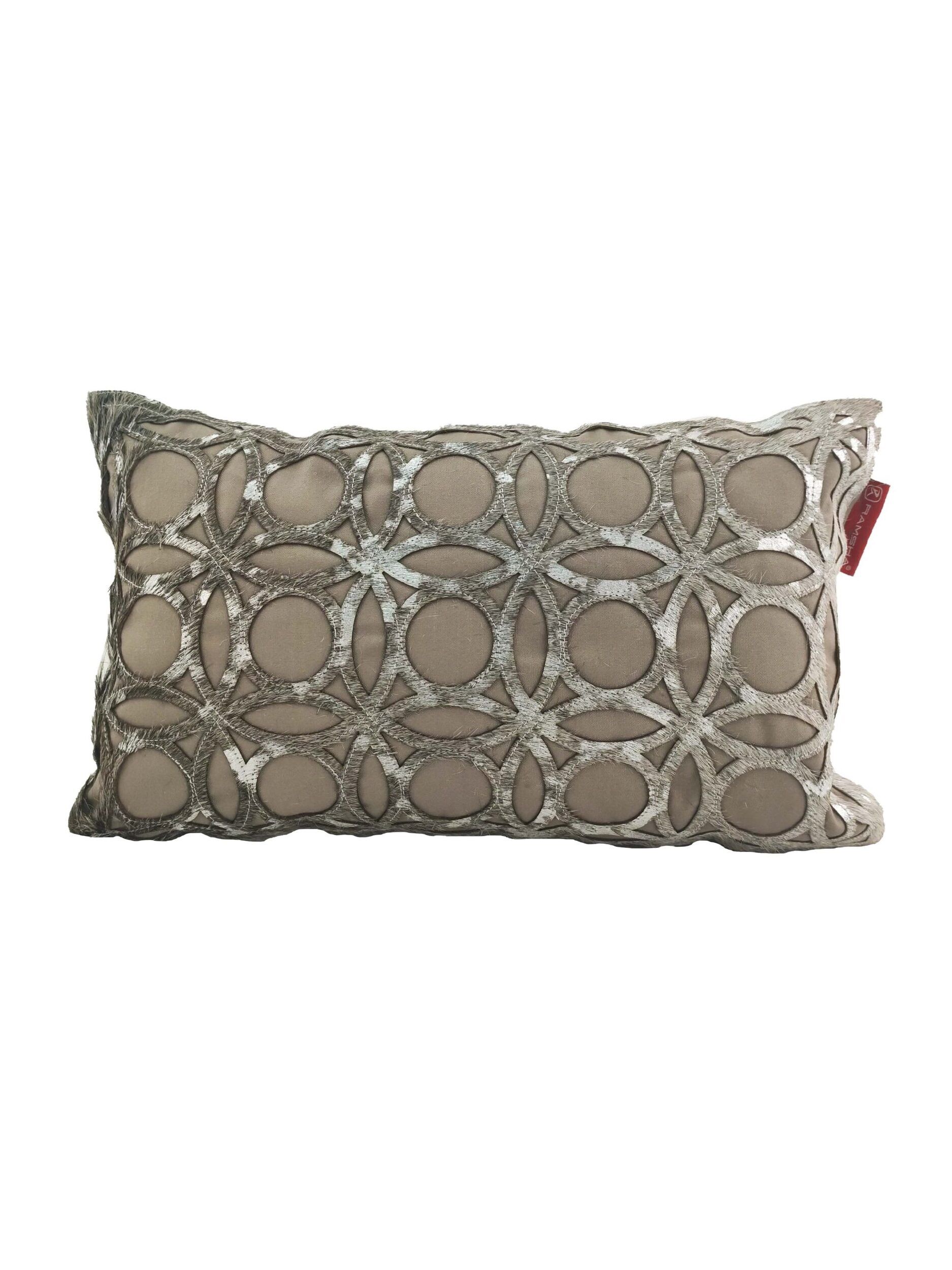01-scaled-1-1875x2500-1.jpg Home Decorative Olive Green Leather Cushion - CS 100 (30x50cm) - الصورة 1