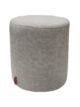 Grey Color Leather Pouf for Floor - PF 042 (40x40x50cm)