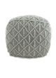 White Color Modern Living Room Area Pouf - PF 062 (40x40x40cm) - الصورة 2