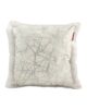 White & Silver Color Polyester Cushion with Filler for Home Decor, Window Seat - CS 123 (45x45cm)