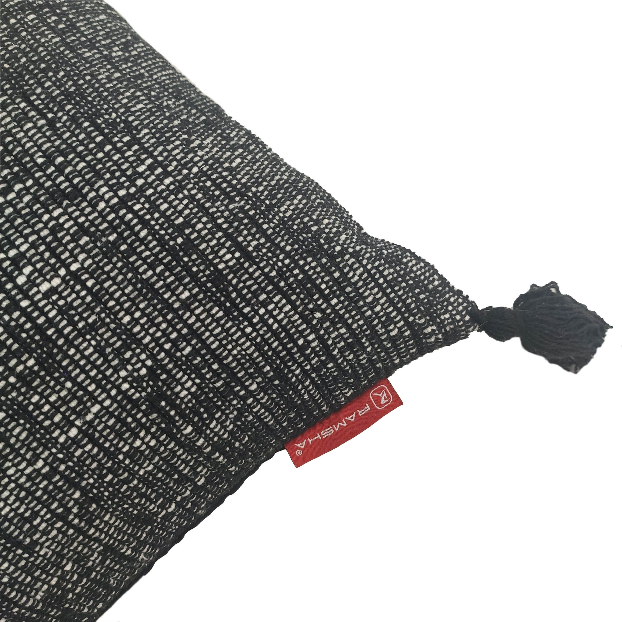 03-2-scaled-3.jpg Black Color Cotton Cushion with Filler for Living Room, Bedroom - CS 133 (45x45cm) - الصورة 4