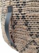 Natural and Black Color Playroom Jute & Cotton Pouf - PF 048 (50x50x30cm) - الصورة 3