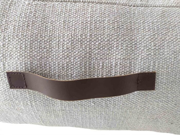 ⁦Grey Color Comfort Living Room Pouf - PF 054 (50x50x25cm)⁩ - الصورة ⁦3⁩