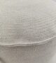 White Color Study Room Cotton Pouf - PF 053 (50x50x30cm) - الصورة 3