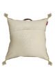 Natural Color Jute Cushion with Filler for Hallway, Bed, Couch - CS 134 (60x60cm) - الصورة 2