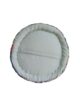Multi Color Polyester Pouf with Leather Handle - PF 030 (50x50x30cm) - الصورة 4