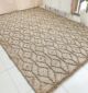 Premium quality natural jute color home decor jute & cotton woven rug SR 004 - 250x350cm by Ramsha Home