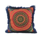 Multi-Color Modern Polyester Cushion with Filler for Window Seat, Car Seat - CS 054 (45x45cm)