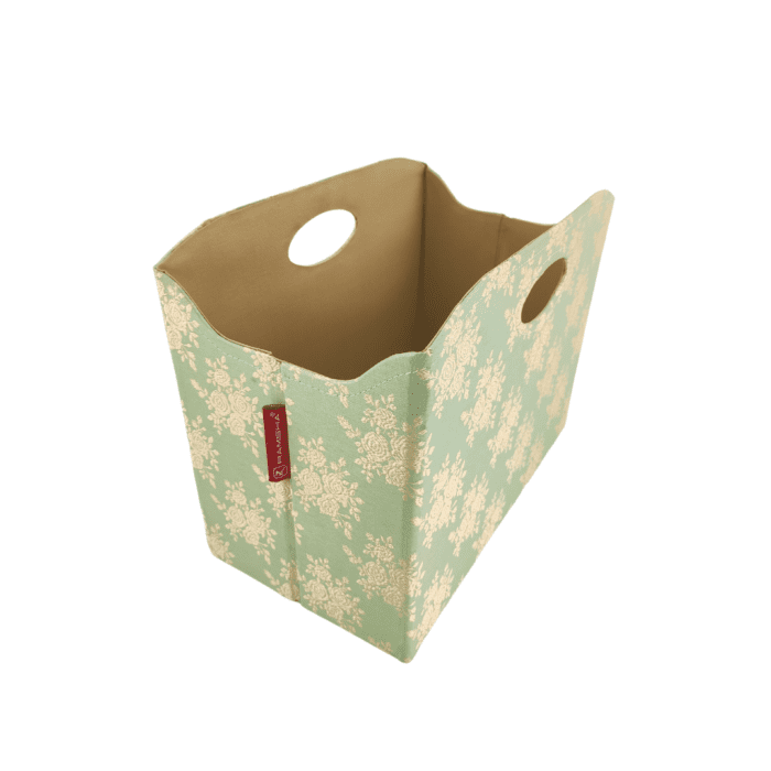 ⁦Amazing Green & Gold Basket - BK 006 (35x20x27cm)⁩ - الصورة ⁦2⁩