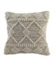 Natural & Black Handmade Bedroom Decor Cotton-Wool Cushion - CS 047 (45x45cm)