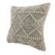 Natural & Black Handmade Bedroom Decor Cotton-Wool Cushion - CS 047 (45x45cm) - Image 2