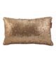 Beige Shiny & Sparkling Polyester Cushion Cover with Filler for Floor, Bed, and Couch - CS 077 (30x50cm)