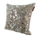 Grey & Silver Color Handmade Leather Cushion with Filler - CS 092 (45x45cm) - الصورة 2