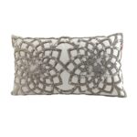 Soft Home Decor White Leather Cushion - CS 102 (30x50cm)