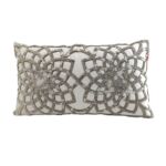 Soft Home Decor White Leather Cushion - CS 102 (30x50cm)