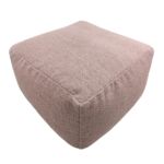 Pink Color Area Decor Cotton Pouf for Hallway - PF 069 (50x50x30cm)