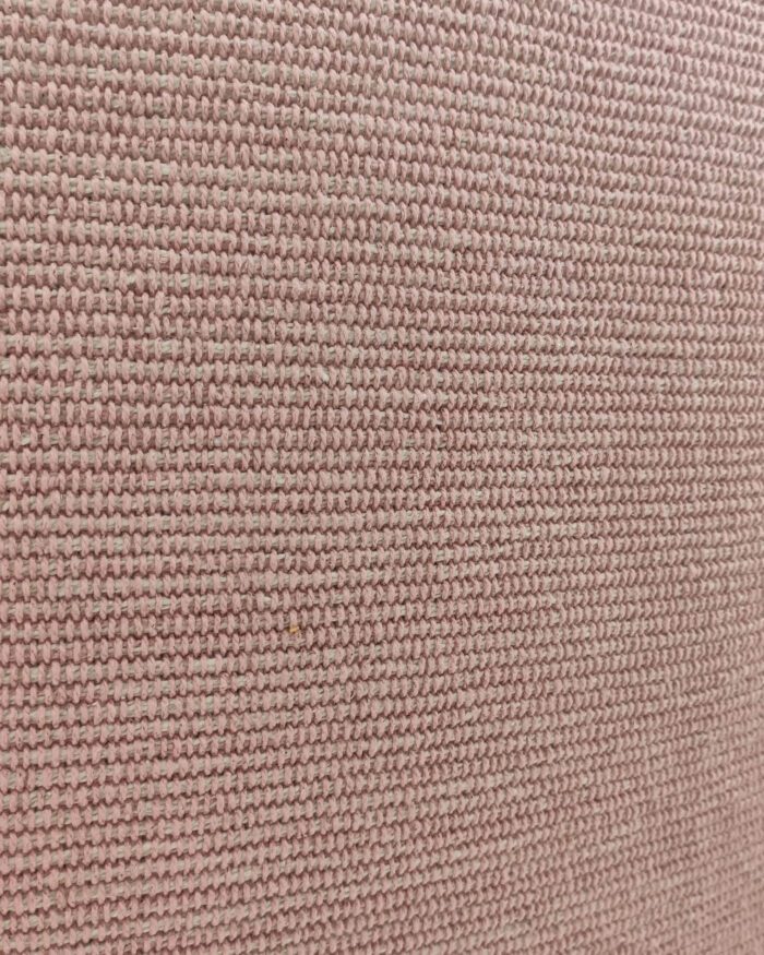 Pink Color Area Decor Cotton Pouf for Hallway - PF 069 (50x50x30cm) - Image 3