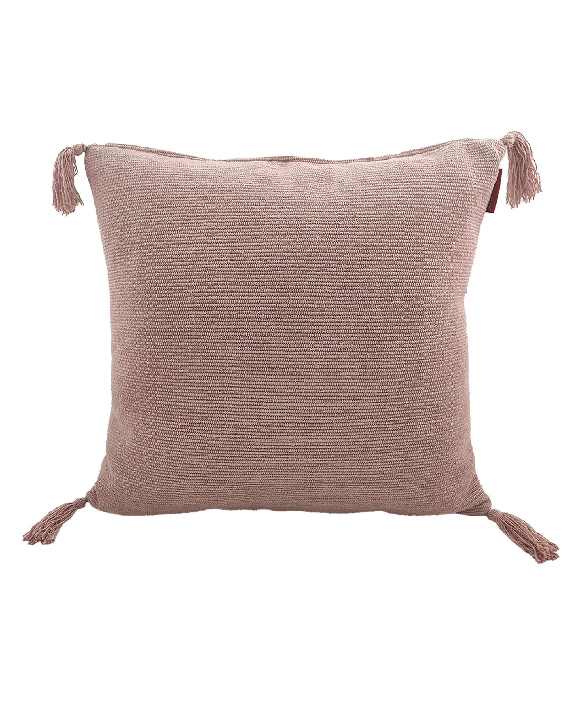 16000-3-1.jpg Pink Color Cotton Cushion with Filler for Window Seat, Bed, and Floor - CS 157 (60x60cm) - الصورة 1
