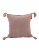 Pink Color Cotton Cushion with Filler for Living Room, Bedroom - CS 133 (45x45cm)