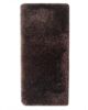 Brown fluffy shaggy rug MPV 04 for dining room decor, 80x200cm, soft and stylish by Ramsha Home.