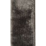 Grey polyester floor hallway shaggy rug MPV 05 80x200cm by Ramsha Home