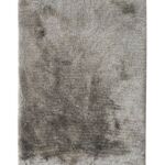 Grey polyester hallway decor shaggy rug MPV 05 200x300cm by Ramsha Home