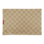 Natural and Gold Polyester Decor Placemat - PM 024 (30x44cm)