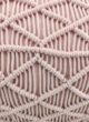 Pink Color Cotton Kids Room Pouf - PF 063 (40x40x40cm) - الصورة 3