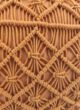 Orange decorative pouf for bedroom - PF 061 (40x40x40cm) - الصورة 3