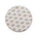 White & Gold Color Home Decorative Round Pouf - PF 010 (40x40x40cm) - الصورة 3