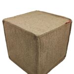 Natural Jute Pouf for Bedroom - PF 002 (40x40x40cm)