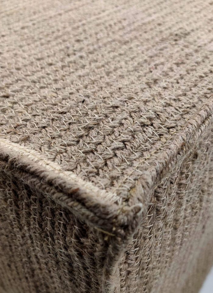 ⁦Natural Jute Pouf for Bedroom - PF 002 (40x40x40cm)⁩ - الصورة ⁦2⁩
