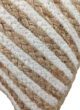 Natural Jute & Cotton Cushion - CS 031 (45x45cm) - الصورة 3