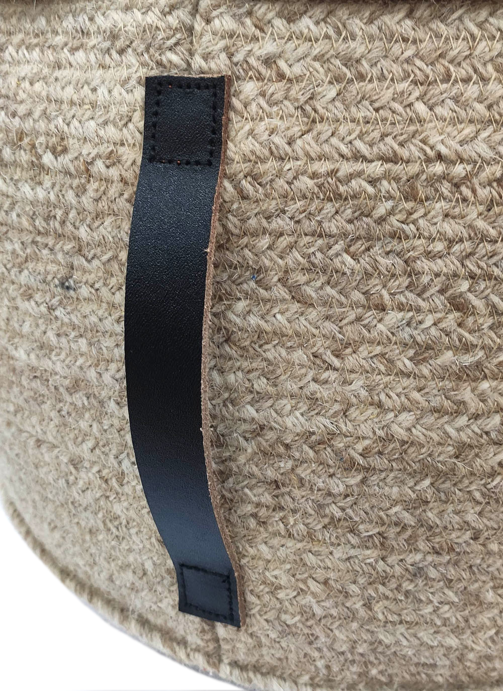 298641.jpg Natural Color Outdoor Decorative Area Pouf - PF 052 (50x50x30cm) - الصورة 2