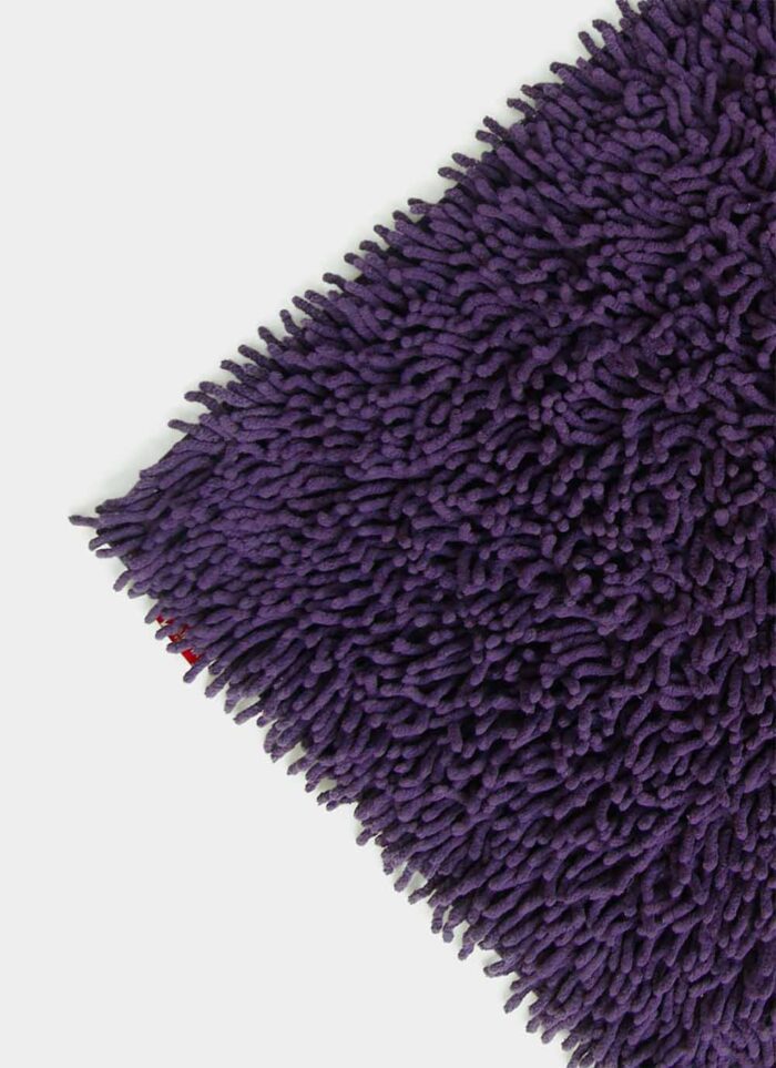⁦Handmade Purple Color Bathmat - BM 018 (50x80 cm)⁩ - الصورة ⁦2⁩