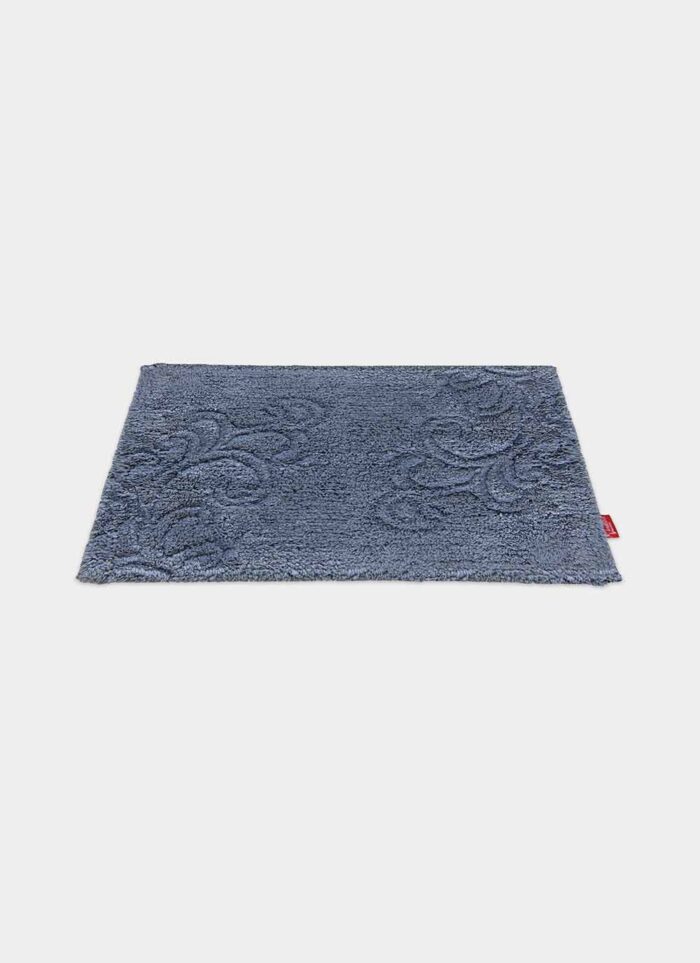 ⁦Handmade Grey Color Bathmat - BM 022 (40x60 cm)⁩ - الصورة ⁦3⁩