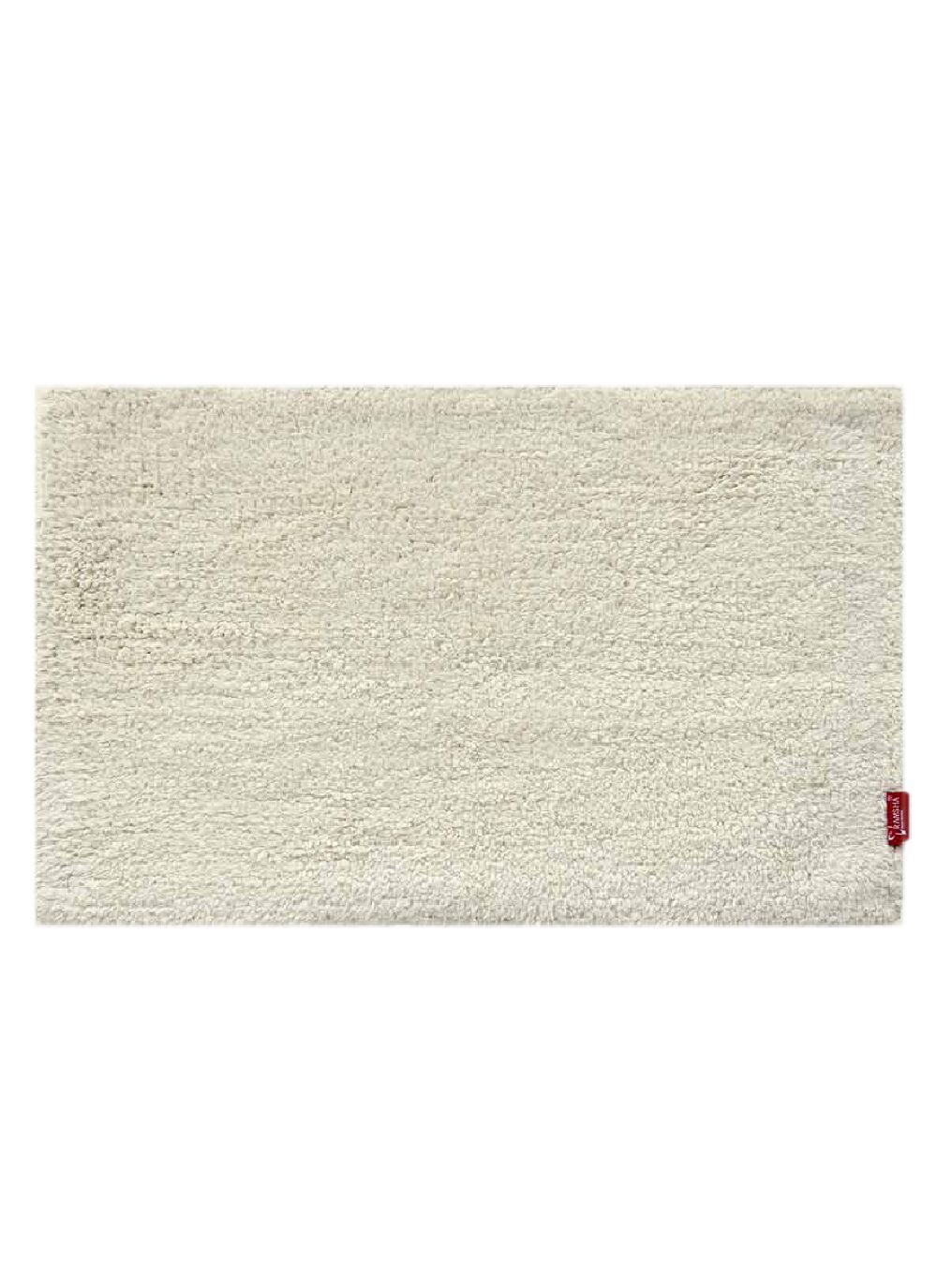 2_0048_BM-019-1-1.jpg White Non-Slip Fluffy Soft Cotton Bathmat - BM 024 (50x80cm) - الصورة 1