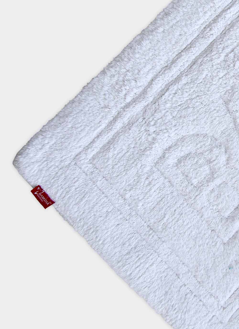 2_0069_12-2-1.jpg Handmade White Color Bathmat - BM 021 (50x80 cm) - الصورة 2