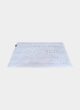 Handmade White Color Bathmat - BM 021 (50x80 cm) - الصورة 3