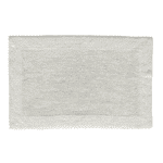 Bleach White Non-Slip Fluffy Soft Cotton Bathmat - BT 003 (60x90cm)