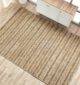 Stylish entryway decor woven rug SR 032 (170x240cm) in natural color by Ramsha Home
