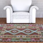 DD 015 60x90cm living room home decor digital printed rug, stylish and practical for any living area by Ramsha Home.