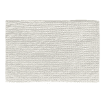 Bleach White Non-Slip Fluffy Soft Cotton Bathmat - BT 005 (60x90cm)