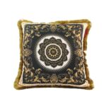 Multi-Color Modern Polyester Cushion with Filler for Window Seat, Car Seat - CS 056 (45x45cm)