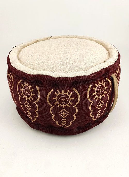 5-5.jpg Red Color Modern Design Pouf for Guest Room - PF 059 (50x50x30cm) - الصورة 3