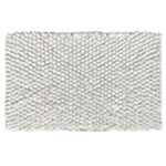 Bleach White Non-Slip Fluffy Soft Cotton Bathmat - BT 007 (60x90cm)