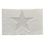 Bleach White Non-Slip Fluffy Soft Cotton Bathmat - BT 008 (60x90cm)